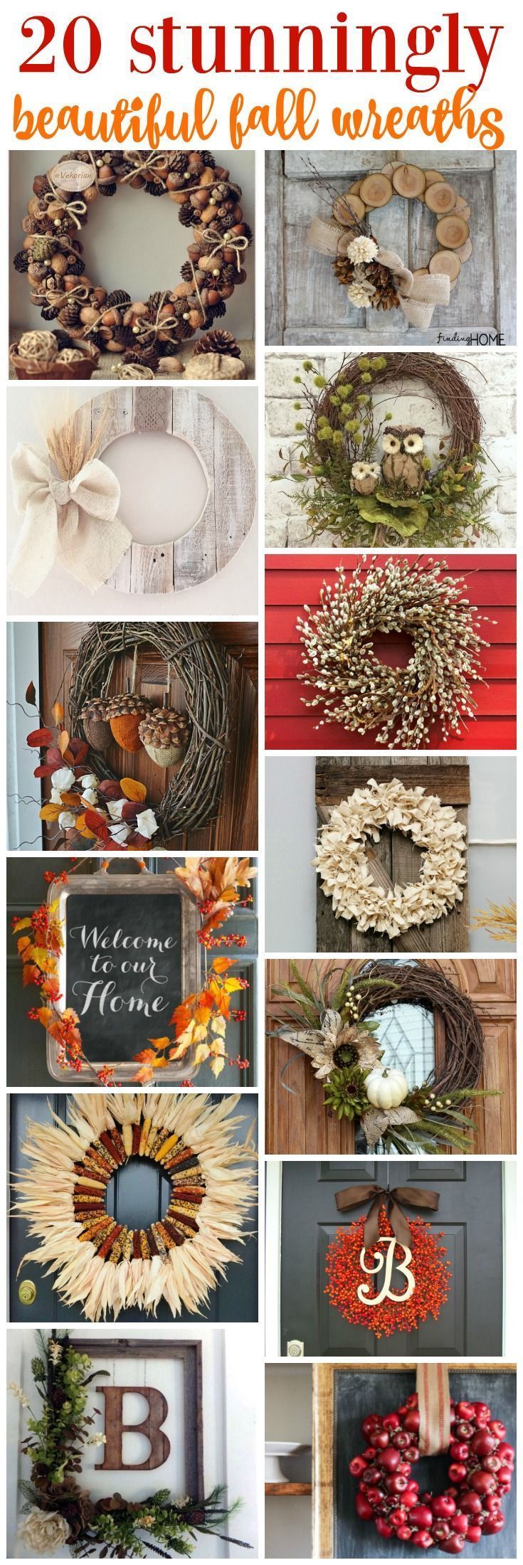 20 stunning fall wreaths that are easy to make