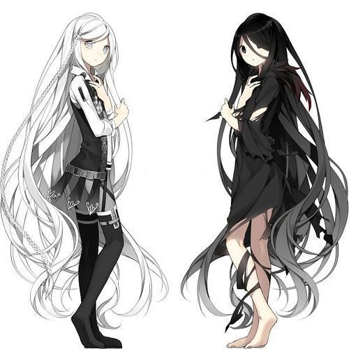 Total opposite twins :) Anime Siblings, Anime Illustration, Anime Sisters, Odaiba, Anime People, 영감을 주는 캐릭터, The Grey, Chica Anime Manga, Anime Outfits