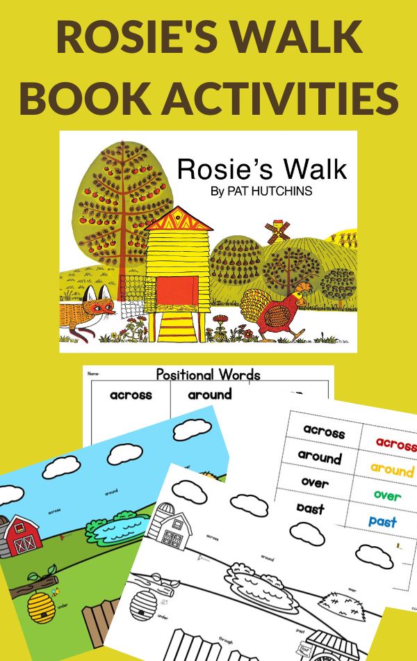 the rose's walk book activities are shown here