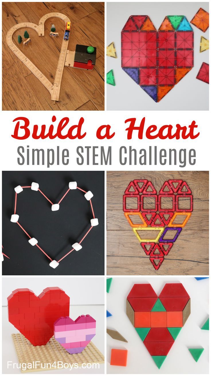 the heart is made out of construction paper, and it's easy to make