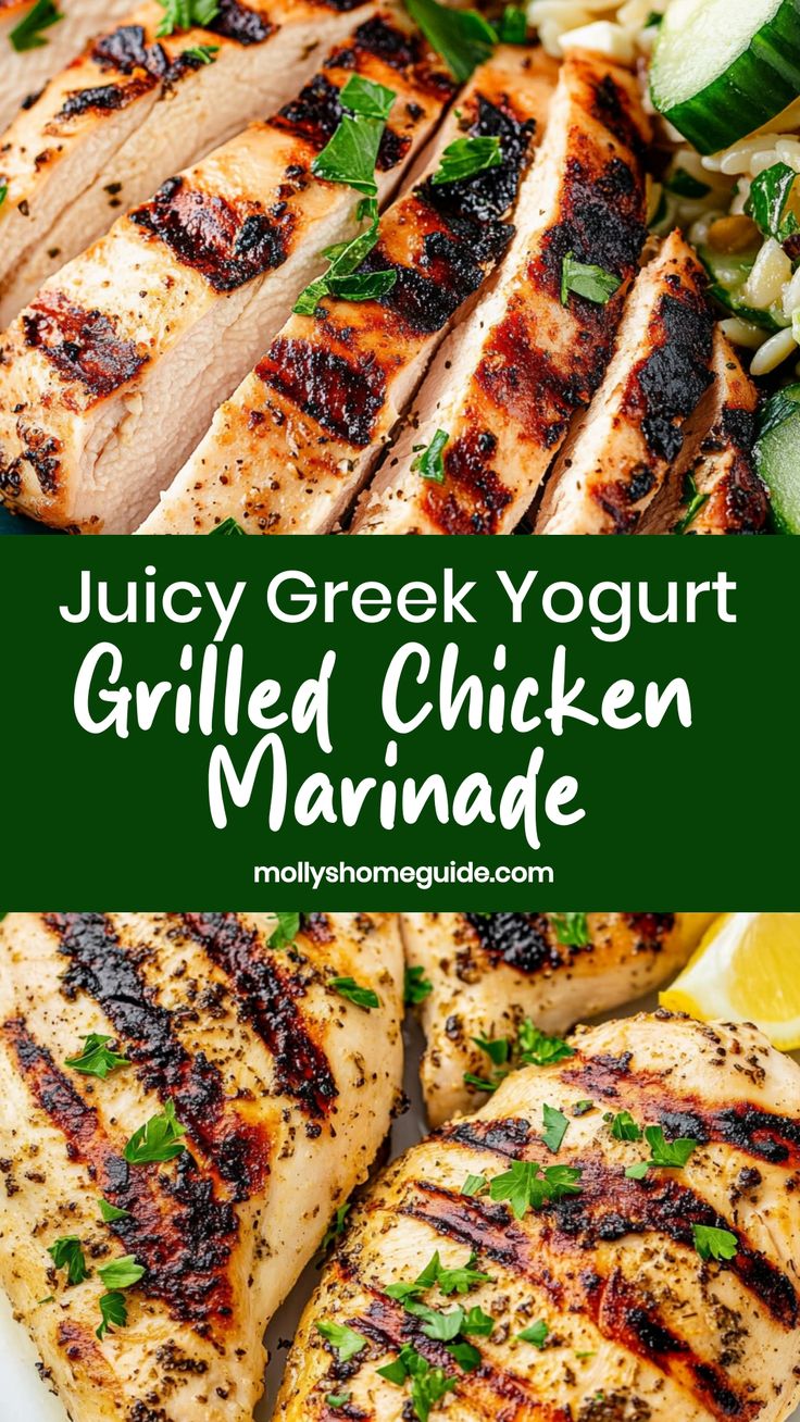 juicy greek yogurt grilled chicken marinade