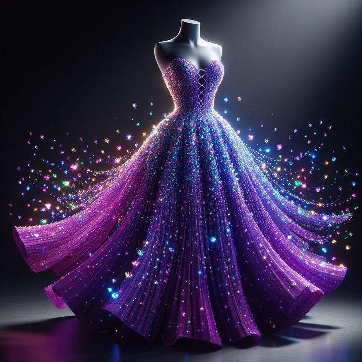 fairy dress 💫💫💫Beautiful picture AI created by �អាណាចក្រសម្រស់ [[ Beauty Empire ]] 🇰🇭 Dresses Wallpaper, Layla Aesthetic, Modern Dresses, Colored Wedding Dress, Background Pics, Gorgeous Hairstyles, Pretty Quinceanera Dresses, Products Photography, Dress Design Drawing