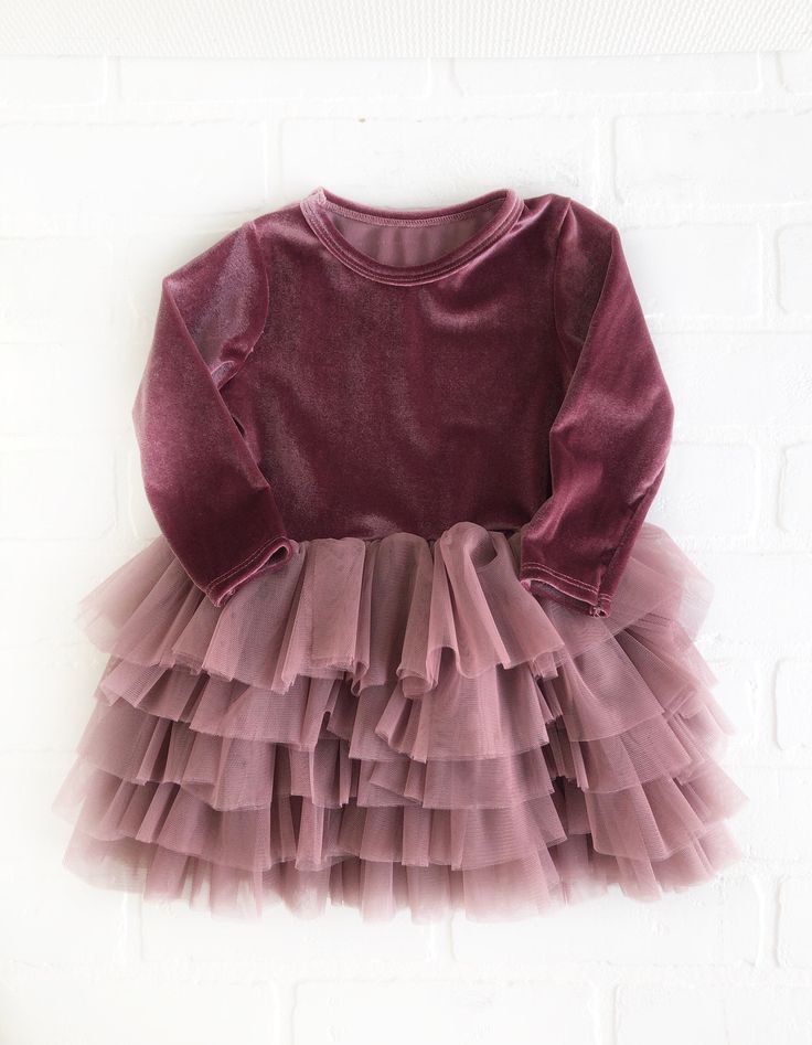 The most COMFY, twirl worthy dress that will be in the closet. Your little won't want to wear anything BUT this dress! Easy to wear and PERFECT for all occasions! Flexible velvet bodice and butter soft tiered full tulle skirt. Be sure to follow along @tutuloveshop and tag us too!! Can't wait to see all your adventures! #tutuloveshop Thanks so much! ❤️ Tutu Dress Pink, Party Dress Birthday, Blush Flower Girl Dresses, Rose Birthday, Pink Velvet Dress, Baby Birthday Dress, Pink Tutu Dress, Baby Party Dress, Full Tulle Skirt