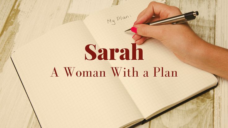 a person writing on a notebook with the words,'my plan is sarah a woman with a plan '