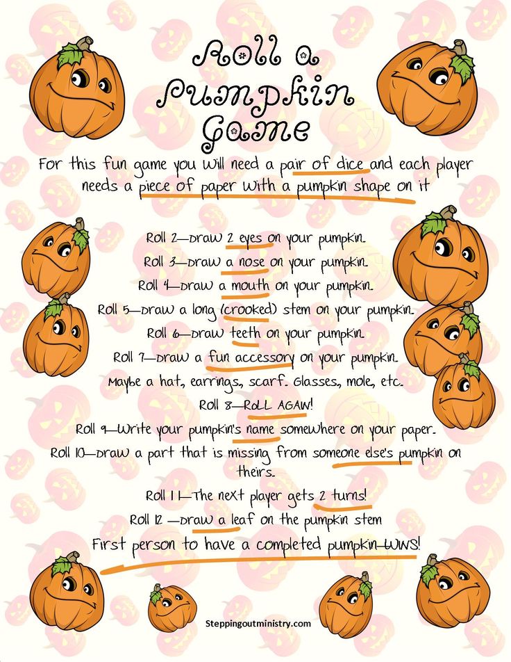 a halloween poem with pumpkins on it