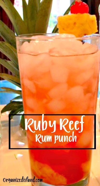 the rum punch is ready to be served