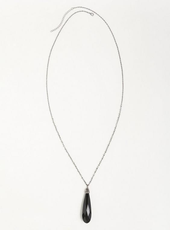 FIT Measures 32” long. MATERIALS + CARE Base metal and stone. . Imported. DETAILS Teardrop shaped pendant. High shine finish. . The best plus size women's black pendant teardrop necklace - silver tone pendants in black. Torrid is your destination for cozy fall and winter clothes to keep you warm and comfortable. Elegant Black Teardrop Pendant Drop Necklace, Black Spiritual Teardrop Necklace, Elegant Black Teardrop Pendant Necklace, Black Metal Teardrop Necklace, Black Teardrop Metal Necklace, Black Teardrop Pendant Necklace With Gemstone, Black Pendant, Teardrop Necklace, Bra Cups