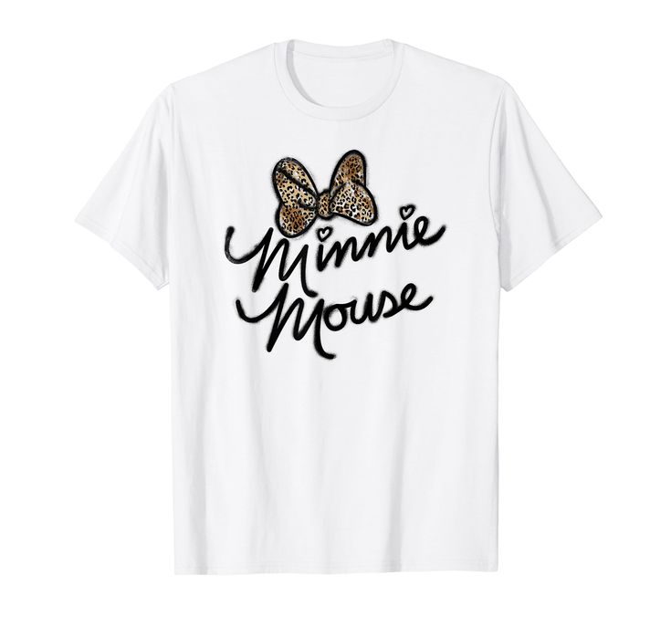 PRICES MAY VARY. Officially Licensed by Disney Graphic Artwork: ODNY-0534 Lightweight, Classic fit, Double-needle sleeve and bottom hem Graphic Artwork, Branded T Shirts, Autograph, Minnie Mouse, Top Styles, Fashion Branding, T Shirts, Disney, T Shirt