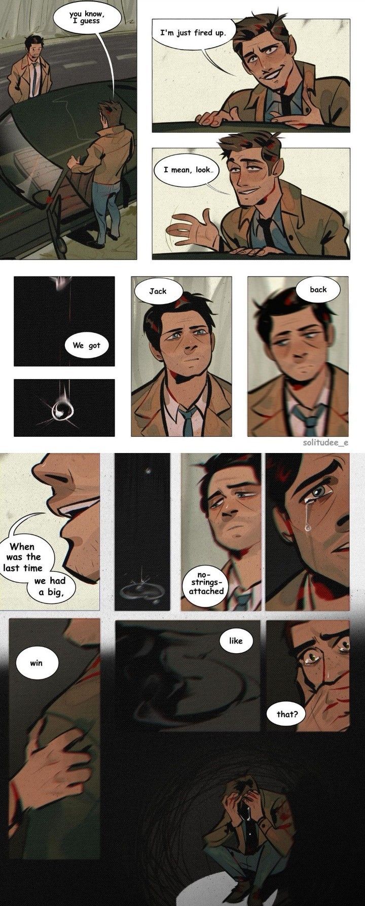 an image of a comic strip with two men talking to each other