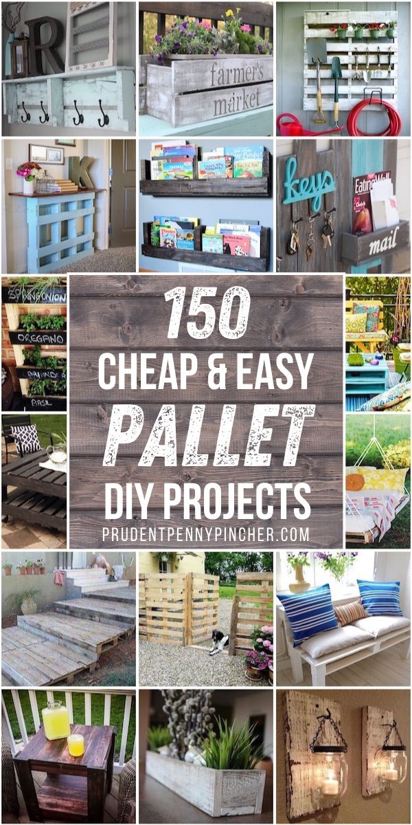 the top ten cheap and easy pallet diy projects