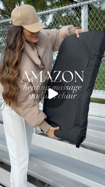 Jen Adams on Instagram: "Comment “WARM” to shop! 13% off Amazon portable chair w/ massager AND built-in heater!!!🔥🤩 Follow me @interiordesignerella for links as Meta is rolling out a new feature where we will all only get DMs from those we follow❤️ For those that comment “WARM” check your DM as you will automatically get links sent to you! If they don’t send (IG can have a lot of glitches!🙈) you can tap the link in my bio to shop!😍 A brilliant solution to uncomfortable bleachers, this portable stadium chair comes with me to all my kids’ games!!! ⚽️🏈🏀⚾️ It has built-in heat and massage, reclines, is waterproof and provides excellent back support!! 🔥💧I just love it!!! You can also bring this chair in places beyond the bleachers such as a floor when gaming, camping, or whenever you wa Stadium Seats & Cushions, Stadium Seats For Bleachers, Bleacher Seating, Stadium Chairs, Portable Chair, Stadium Seats, Three Friends, Bleachers, Things To Buy