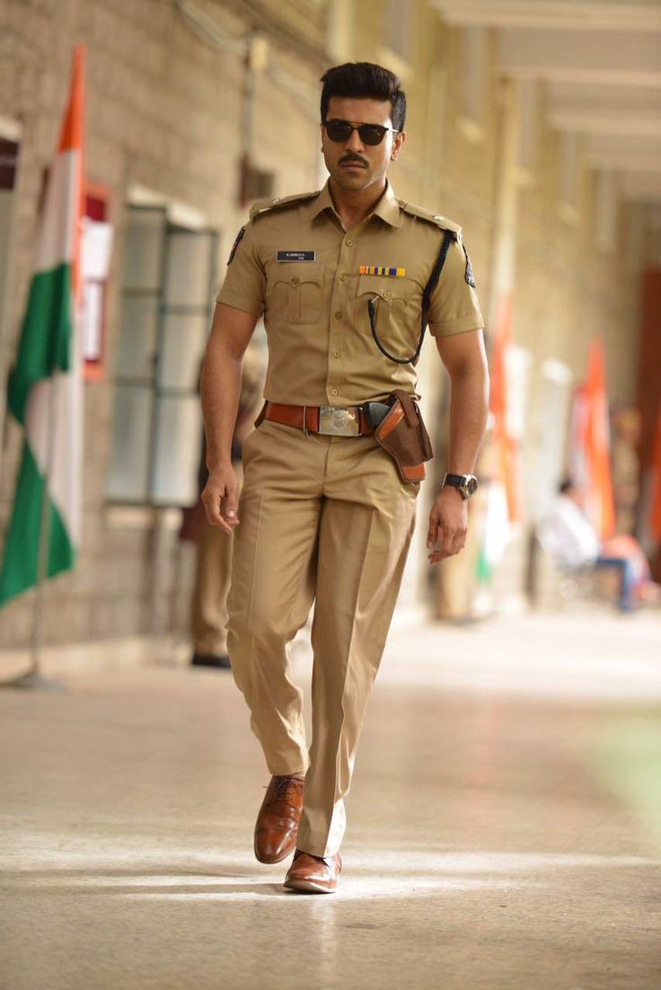 Dhruva Movie, Indian Police, Surya Actor, Uniform Men, Famous Indian Actors, Police Uniform, Drawing Couple Poses, Ram Charan, Ms Dhoni Photos