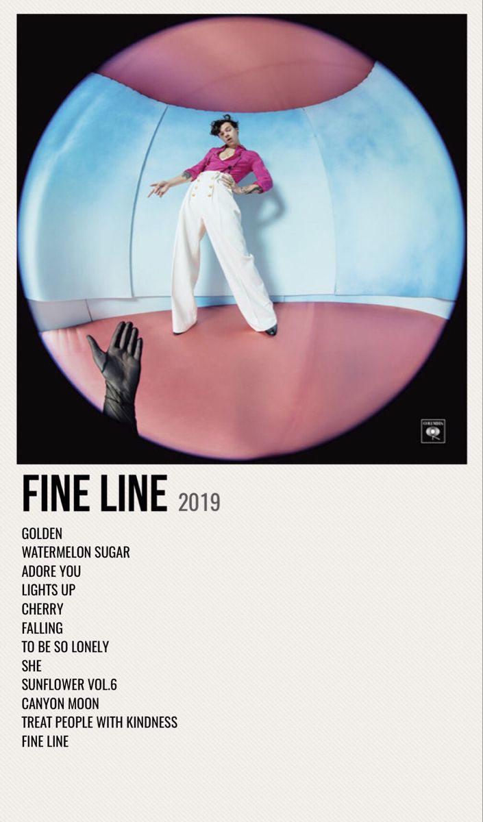 the poster for fine line shows an image of a woman in white pants and pink shirt