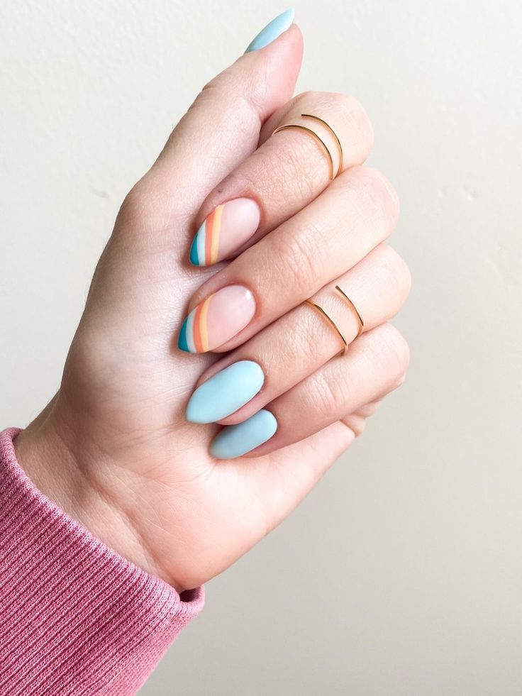 Rings Minimalist, Easy Nails, Cute Gel Nails, Midi Ring, Short Acrylic Nails Designs, Knuckle Rings, Nailed It, Minimalist Ring, Chic Nails