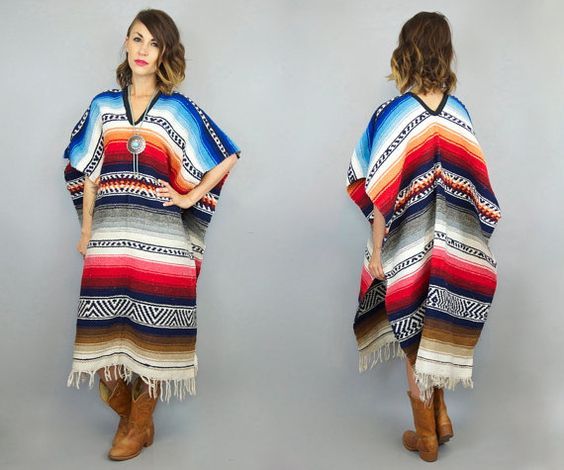 Blanket Jacket, Blanket Poncho, Mexican Blanket, Woven Design, Inspired Fashion, Mirror Image, Boots Outfit, Boho Hippie, Ponchos