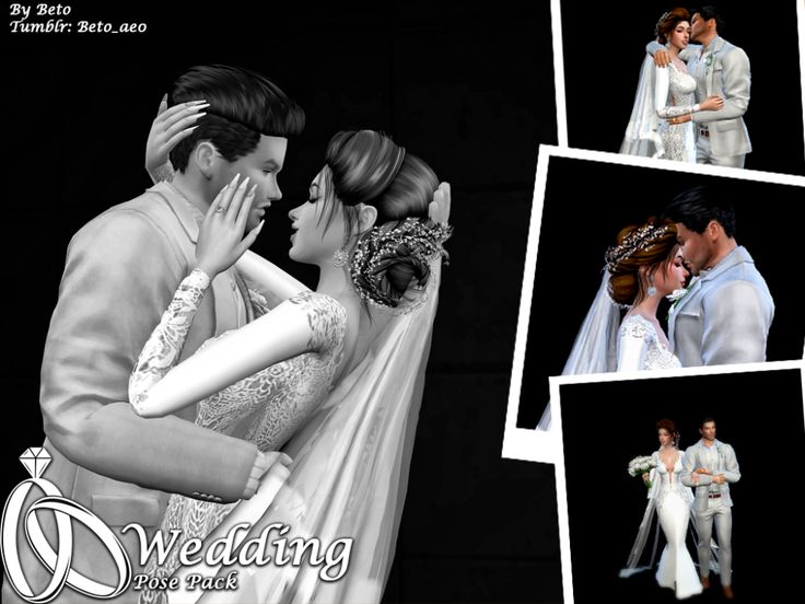 the wedding couple is posing for pictures together in black and white photoshopped to look like they are kissing each other