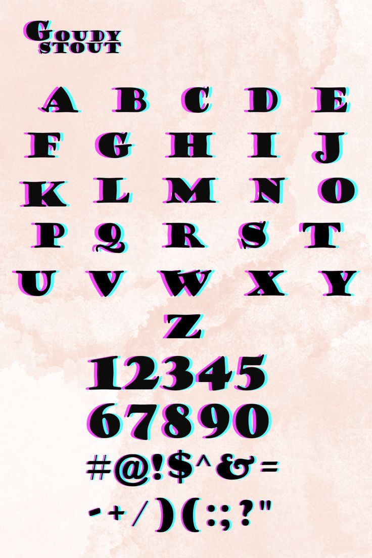 the font and numbers are all in different colors, but one is black or pink