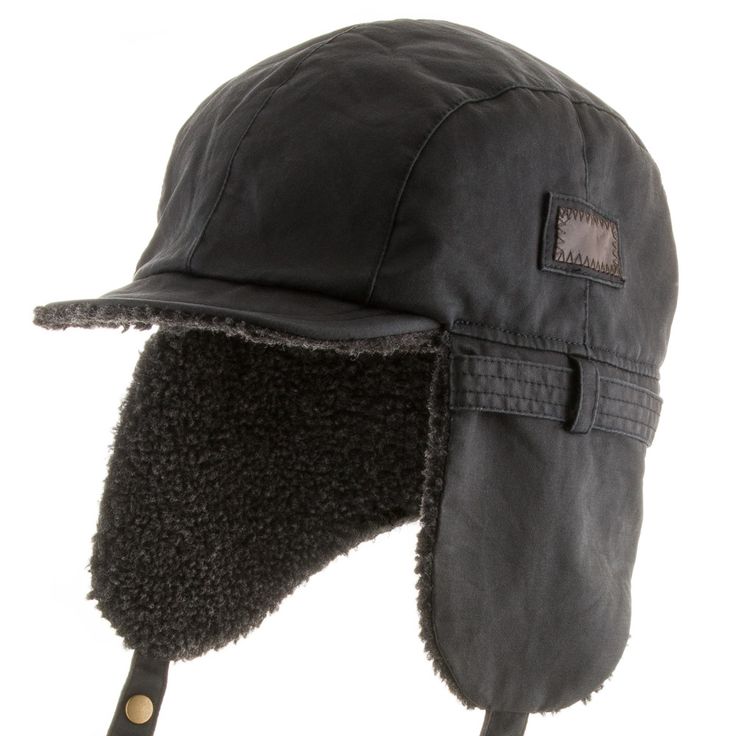 Stay extra warm this winter season and have a great aviator look with this Faux Leather Aviator Hat. This aged faux leather-like, thick trooper hat features a 4 inches deep crown, fully lined with a plush faux fur-like material to ensure you stay warm and bundled no matter the weather. Attached with a soft 1 3/4 inches long bill for rain protection and 5 inches long earflaps with chin strap snap closure. Comfortable fit. The Aviator hat is water repellent. Faux leather. Fashionable for both men Black Aviator Hat For Outdoor, Winter Aviator Hat With Plush Lining, Adjustable Hats With Faux Fur Trim For Cold Weather, Leather Hats With Faux Fur Lining And Ear Flaps, Black Hats With Plush Lining And Ear Flaps, Adjustable Faux Fur Trim Hats For Cold Weather, Winter Outdoor Hat With Faux Fur Trim, Adjustable Faux Fur Trim Cold Weather Hats, Adjustable Windproof Aviator Hat