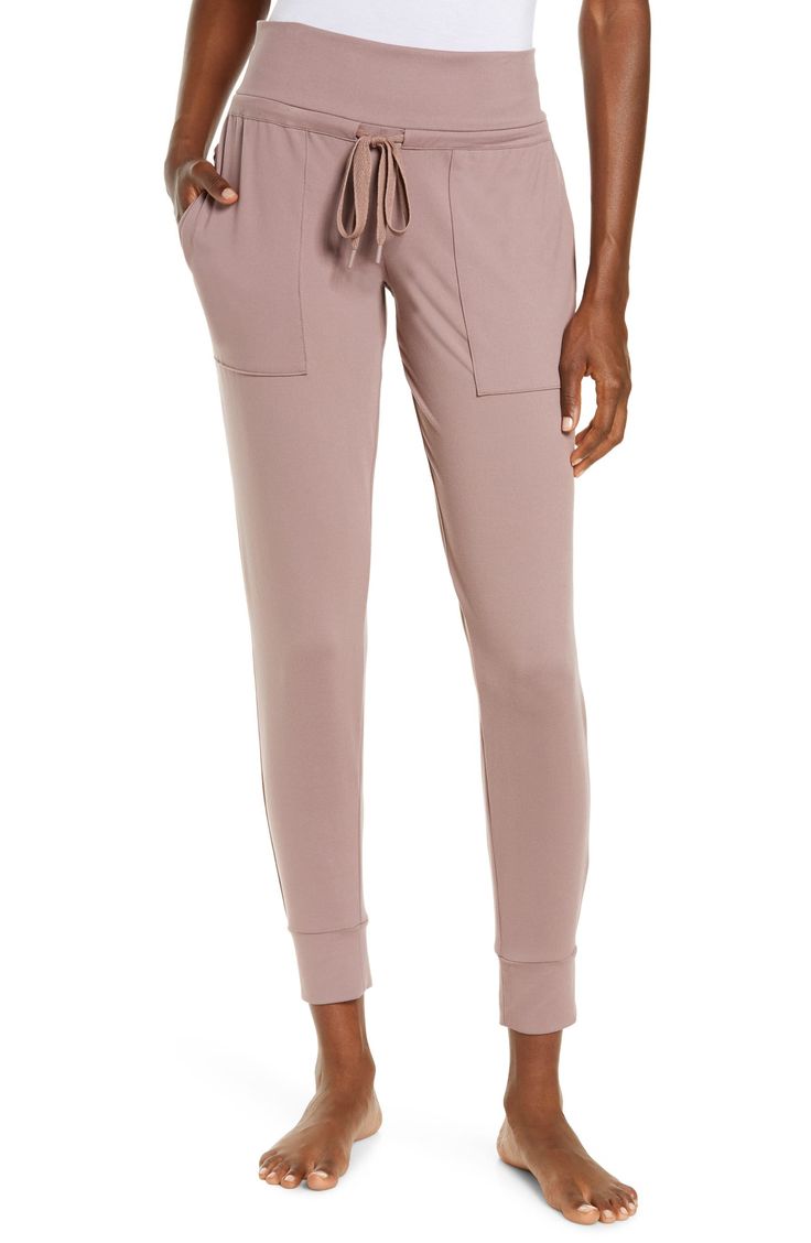 Felina Velvety Soft Joggers | Nordstrom Comfy Activewear With Side Pockets For Loungewear, Comfortable Joggers With Side Pockets For Loungewear, Comfortable Loungewear Activewear With Side Pockets, Comfortable Activewear With Side Pockets For Loungewear, Comfortable Activewear With Side Pockets For Lounging, Comfy Activewear With Pockets For Lounging, Athleisure Bottoms With Drawstring For Relaxation, Comfy Joggers With Side Pockets For Loungewear, Athleisure Activewear For Lounging With Drawstring