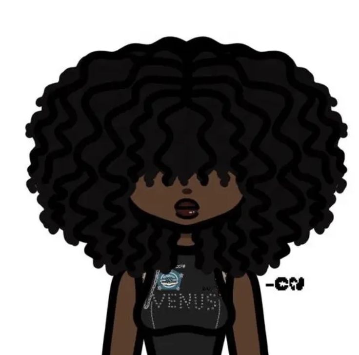 Girl Cartoon Characters, Black Cartoon Characters, Swag Cartoon, Creative Profile Picture, Cartoon Profile Pictures, Comic Art Girls, Black Cartoon, Black Love Art, Black Art Pictures