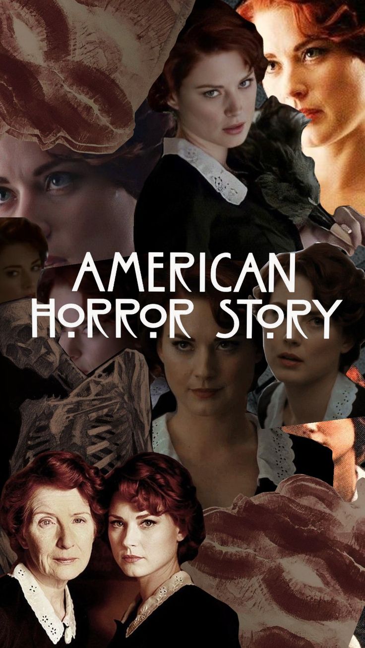 an american horror story poster with two women