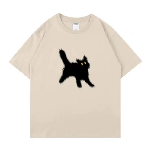 Minimal Angry Kitten Cotton T-Shirt – AokLok (Kclot) Cute Cat Shirt, Cool T-shirts, Cute Shirts Aesthetic, T Shirt Design Aesthetic, Angry Kitten, Graphic Tees Aesthetic, Aesthetic Tees, Minimal Graphic Design, Shirts Aesthetic