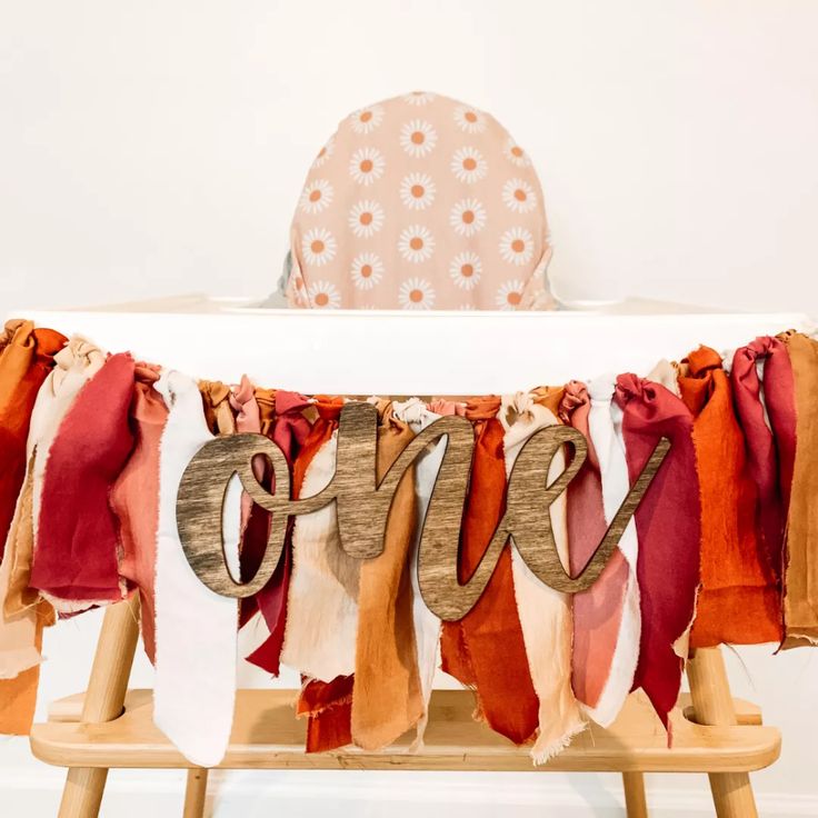 a baby crib with the word love spelled out on it's front and back