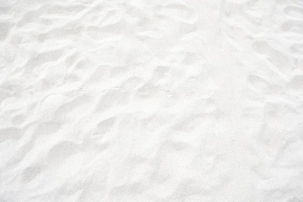 the white sand is very soft and smooth