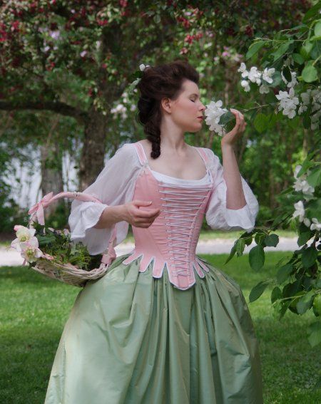 pink stays 18th Century Stays, Ren Faire Outfits, 18th Century Dress, 18th Century Costume, 18th Century Clothing, Century Dress, 18th Century Fashion, Period Outfit, Century Clothing