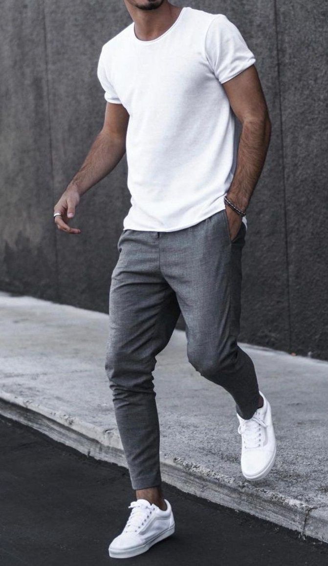 #fashion #menswear #mensfashion #mensoutfits #streetstyle #streetwear #vans #converse #streetfashion #fashstop #jeans #rippedjeans #denim #shirts #denimshirt #jacket #hoodie #boots #tee #Shorts #Summer #abs Mens Casual Outfits White Sneakers, Airforce 1 Outfit Men Semi Formal, Trendy Mens Fashion Summer Street Styles, Slim Man Outfit, Mens Casual Outfits Summer Street Style, Men’s Summer Fashion 2023, Timeless Mens Fashion, Mens Clothing Style, Mens Spring Outfits