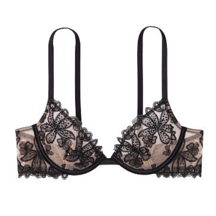 Brand New With Tags! Cute And Sexy For Date Night ;) Pair With Matching Bottoms For A Discount! Elegant Victoria's Secret Lace Bra, Elegant Lace Bra By Victoria's Secret, Black Bra Set, Purple Lace Bra, Dream Fashion, Coverage Bras, Red Bra, Floral Bra, Printed Bras