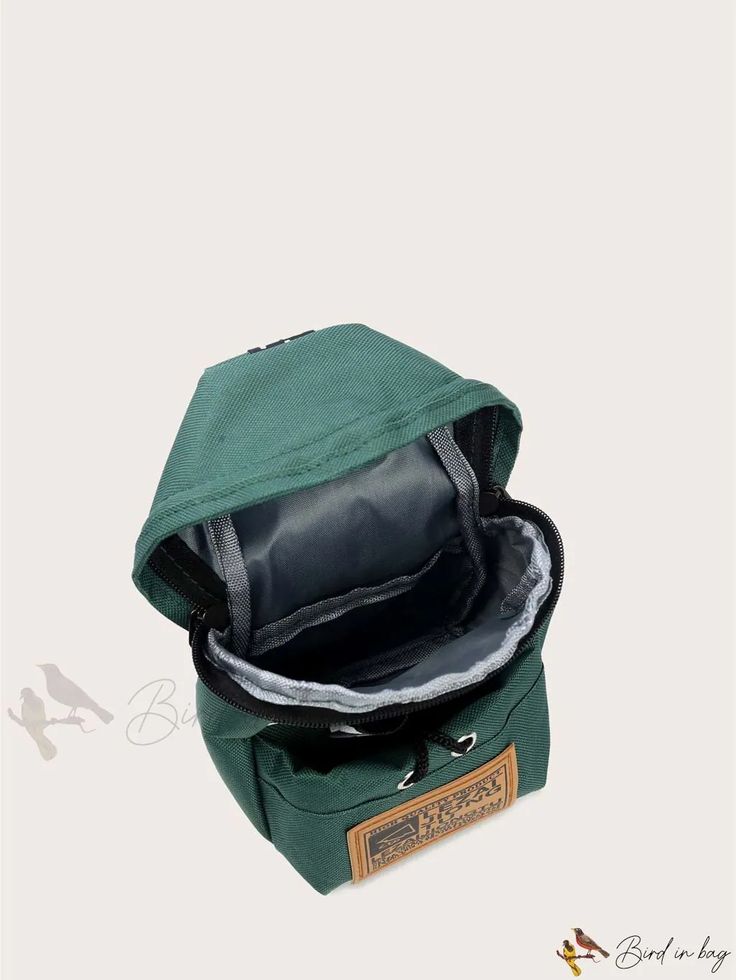 Bird in Bag - Graphic Sling Bag Green Outdoor Chest Shoulder Bag, Green Shoulder Chest Bag For Outdoor, Green Shoulder Bag With Removable Pouch For Outdoor Activities, Green Shoulder Bag With Removable Pouch For Outdoor, Green Shoulder Bag With Cell Phone Pocket For Outdoor, Casual Rectangular Lunch Bag For Outdoor Activities, Green Portable Shoulder Bag For Outdoor, Green Crossbody Chest Bag For Outdoor, Outdoor Chest Bag Satchel With Removable Pouch