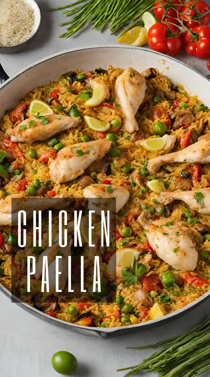 Chicken Paella Meat Paella Recipe, Chicken Paella Recipe Authentic, Chicken Paella Recipe Easy, Spanish Chicken Recipe, Paella Recipe Authentic, Traditional Spanish Paella Recipe, Spanish Rice Recipe With Ground Beef, Chicken Paella Recipe, Chicken And Chorizo Paella Recipe