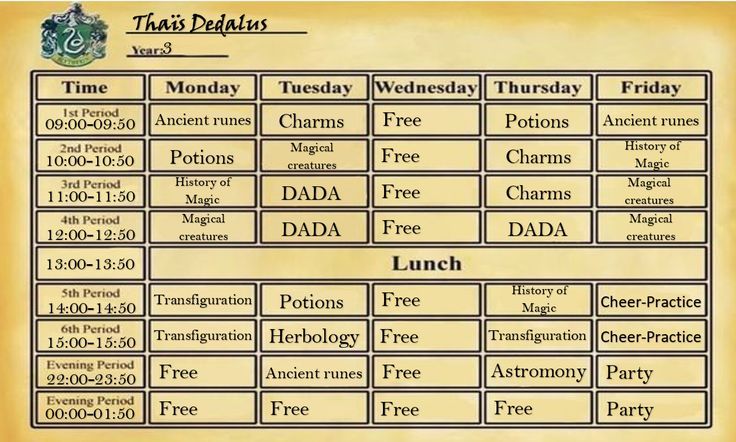 an old time timetable with dates for the days