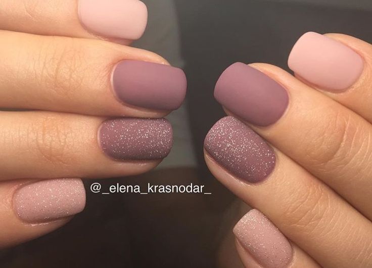 Matte Gel Nails, Stars Nails, Mauve Nails, Squoval Nails, Matte Nails Design, Purple Nail, Nail Swag, Dipped Nails, Art Trends