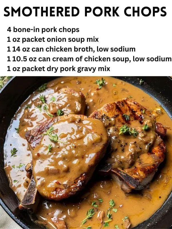 a pan filled with meat covered in gravy