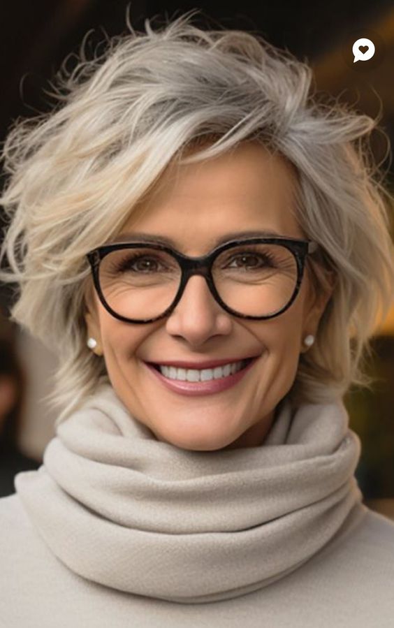 BEST LOOKING HAIRSTYLES FOR WOMEN OVER 70 - valemoods Short Choppy Haircuts, Choppy Haircuts, Hair Mistakes, Hairstyles For Women Over 50, Messy Short Hair, Shag Hairstyles, Women Over 50, Hairstyles For Women, Great Hair