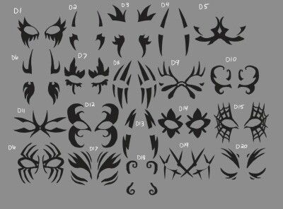 an image of various tattoo designs