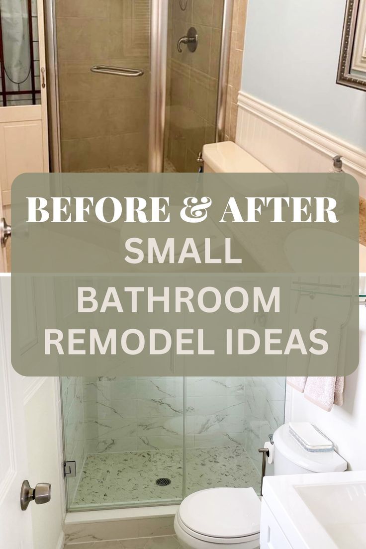 before and after small bathroom remodel ideas