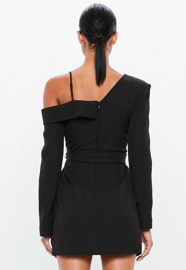 One Shoulder Neckline, Tuxedo Women, Iranian Women Fashion, Stylish Work Attire, Tuxedo Style, Tuxedo Dress, Classy Dress Outfits, Fashion Hacks Clothes, Looks Chic