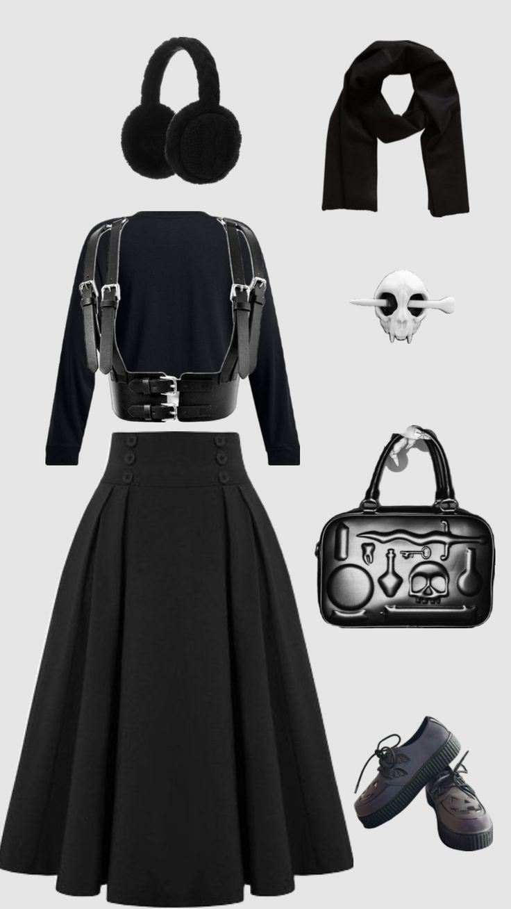 #style #outfit #goth #alternative #beheadedbag Goth Outfit With Skirt, Outfit Ideas Goth, Outfit With Skirt, Goth Outfit, Goth Outfits, Wheelchair, Skirt Outfits, Outfit Ideas, Skirt