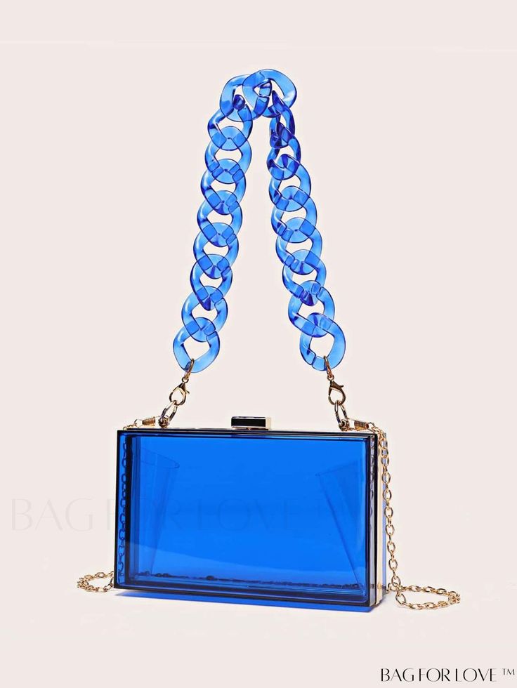 BagForLove - Blue PMMA Mini Box Bag Product Description Color Royal Blue Type Square Bag Bag Size Mini Pattern Type Plain Material PMMA Size Chart INCH CM Strap Length Bag Length Bag Width Bag Height Handle Height 47.2 inch 7.1 inch 2 inch 4.3 inch 8.7 inch Strap Length Bag Length Bag Width Bag Height Handle Height 120 cm 18 cm 5 cm 11 cm 22 cm Details Pictures Similar Products h2 { text-align: center; } /* æ¢è¡ */ li{ white-space: normal; word-break: break-all; word-wrap: break-word; } .red-box { width: 100%; display: flex; flex-direction: row; flex-wrap: wrap; justify-content: center; } .red-box > div { width: 190px; height: 250px; margin: 10px; } .red-box > div > a > img { width: 190px; height: 250px; } .size-box { width: 100%; margin: auto; white-space: nowrap; } .table { border-coll Blue Rectangular Box Bag For Daily Use, Blue Rectangular Case Box Bag For Daily Use, Blue Rectangular Case Bag For Daily Use, Blue Rectangular Daily Use Bag, Trendy Blue Rectangular Case Bag, Portable Rectangular Light Blue Bag, Blue Rectangular Case Shoulder Bag For Gift, Blue Everyday Rectangular Shoulder Bag, Blue Box Bag For Shopping