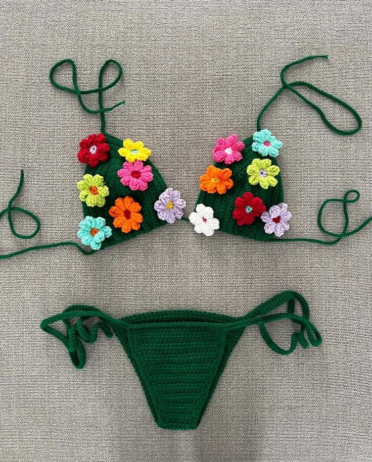 From 🧶 to beachwear…😍 The Blossom Bikini Set 👙💐 | Now available for purchase 🛍️ Website link located in bio. • • • #handmadeswimwear #crochetfashion #summervibes #beachready #swimstyle #crochetlove #bikiniseason #craftedwithcare #summerstyle #bohobeachwear #crochetswimsuit #handcraftedbeauty #beachbabe #diyfashion #crochetaddict Crochet Flower Bikinis, Crochet Fits, Flower Bathing Suits, Boho Beach Wear, Crochet Beach Wear, Handmade Swimwear, Yarn Creations, Crochet Pieces, Crochet Top Outfit