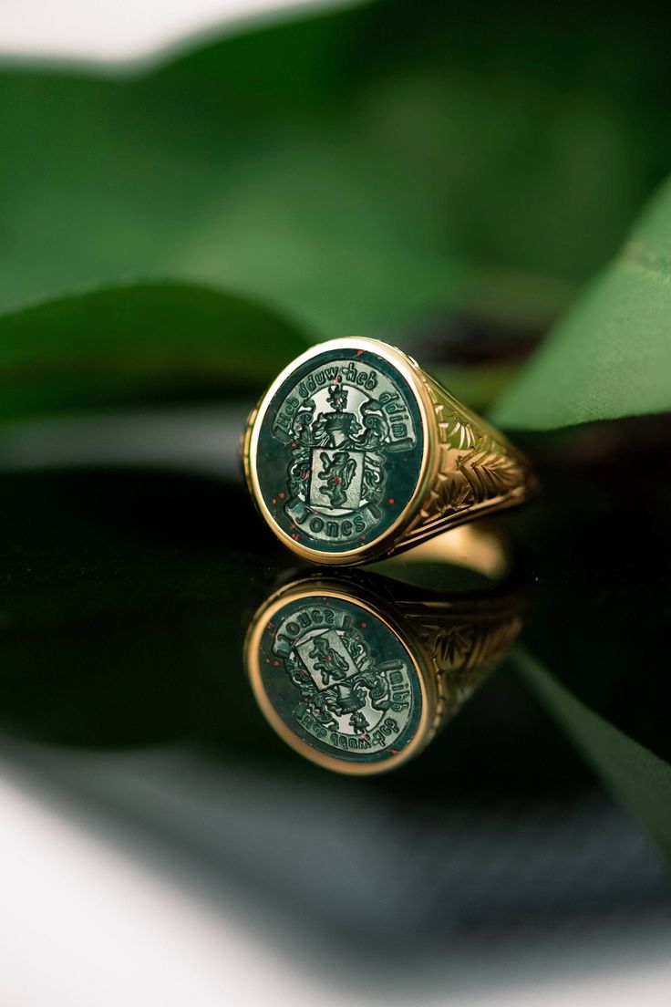 Man Silver Ring, Mens Signet Rings, Family Crest Ring, Royal Ring, Family Crest Rings, Bloodstone Ring, Custom Signet Ring, Inexpensive Jewelry, Men Coat