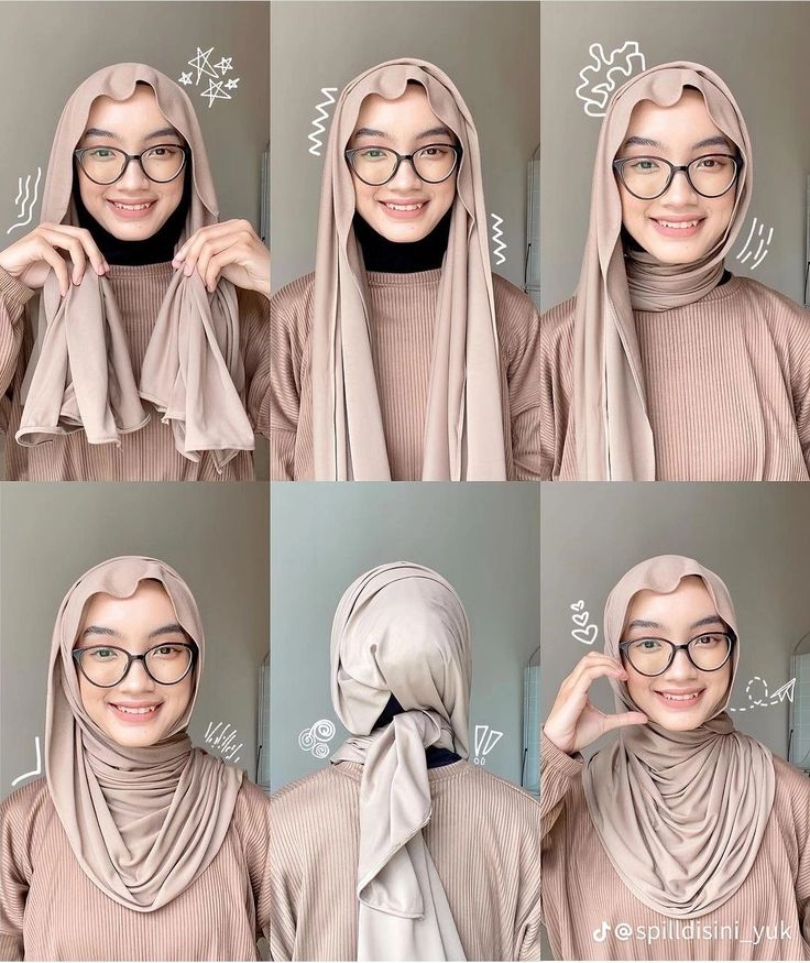 Simple Hijab Tutorial, Tutorial Hijab Pashmina, Simple Hijab, Hijab Style Tutorial, Pashmina Hijab Tutorial, Tutorial Hijab, Hijab Style Casual, Style Hijab, Hijab Ootd