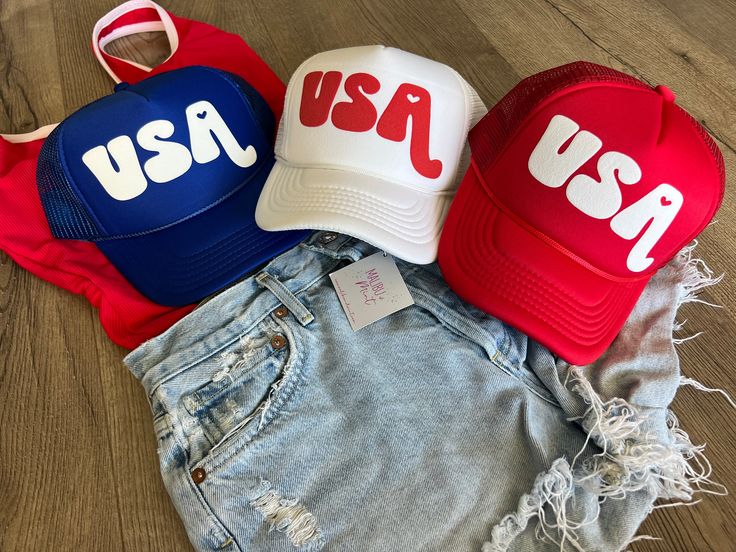 Gear up for the ultimate 4th of July bash with our one size fits all trucker hats! Crafted with breathable mesh and an adjustable strap, these hats are perfect for any patriotic gathering. Whether you're grilling, watching fireworks, or hitting the beach, these hats ensure you'll be celebrating in comfort with red, white, and blue style all day long. Size: One Size Fits All Watching Fireworks, Hat Collection, Blue Style, Neon Blue, Red Hats, Trucker Hats, Trucker Cap, Blue Fashion, Fireworks