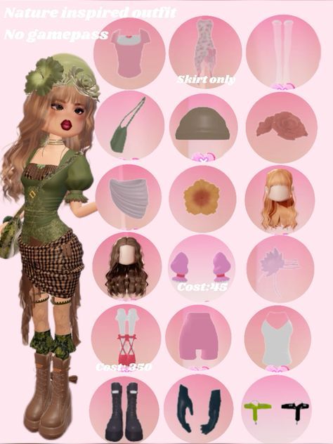 an image of a doll with many different things in her hair and clothes on it