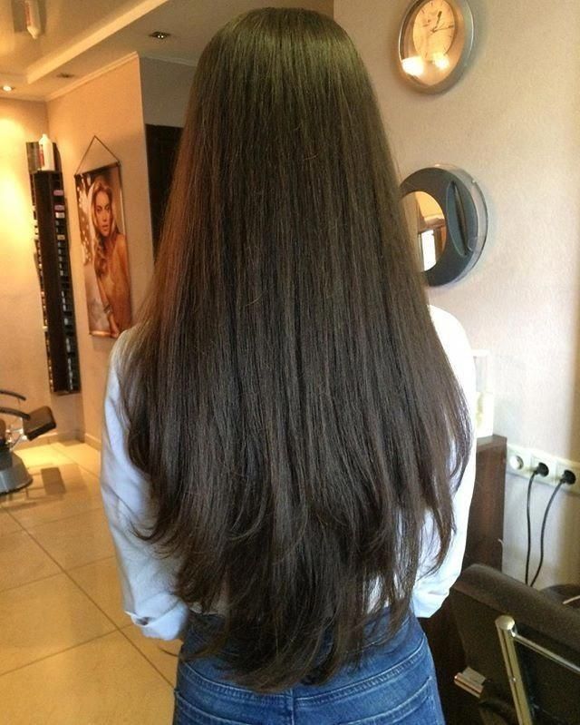 Soft V Haircut, Long Layers Straight Hair Unstyled, Long Layered Hair V Shape, Long V Shaped Layered Hair, U Shape Haircut Long Straight Hair, Long Layers U Shape, U Shaped Haircut With Layers Medium, V Shaped Haircut With Layers, Long V Haircut