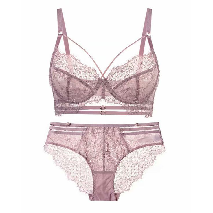 Intersecting straps are grounded in a bouquet of delicate floral embroidery in this gorgeous (and ultra-flirty) balconette bra. This is a fashion-forward lingerie with beauty and strength at its heart, combining alluring textures with a dare-to-bare feel that’s designed to redefine sensuality.

Lift & Lining
Unlined with innovative sling to provide push-up without padding
Underwire Push-up balconette
Detailed lace and strip bands

Straps & Hooks
Strappy peek-a-boo details and delicate la Green Bras, Lace Bra Set, Balconette Bra, Lace Fashion, Bra And Panty Sets, Bra Styles, Black Laces, Bra Set, Women Lace