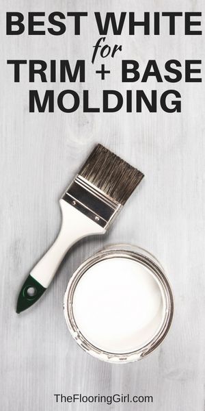 the best white paint for trim and base molding